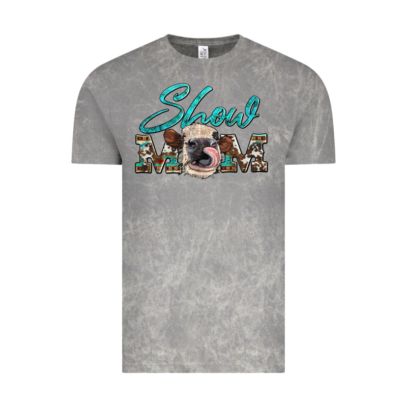 Show Mom Aztec Cowhide Heifer Vintage Tee by Artiststas | Teevron