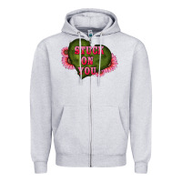 Heather Grey valentine's day stuck on you heart sunflowers Zipper Hoodie - RanaPortraitStore
