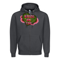 Smoke valentine's day stuck on you heart sunflowers Zipper Hoodie - RanaPortraitStore