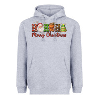 Hohoho Merry Christmas Santa Coffee Cup Tree Cooki Heavyweight Hoodie | Teevron