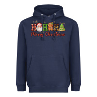 Navy hohoho merry christmas santa coffee cup tree cooki Heavyweight Hoodie - FaDigitalArtStudio