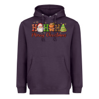 Plum hohoho merry christmas santa coffee cup tree cooki Heavyweight Hoodie - FaDigitalArtStudio