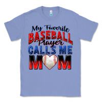 Colony Blue my favorite baseball player calls me mom Classic Tee - Zillion Design Studio