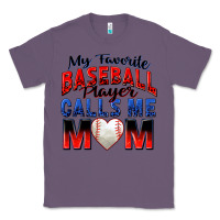 Lavender my favorite baseball player calls me mom Classic Tee - Zillion Design Studio
