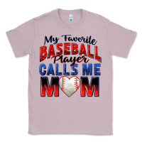 Lilac my favorite baseball player calls me mom Classic Tee - Zillion Design Studio