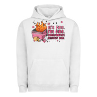 Pigment Lunar Rock it's fine i'm fine everything's freakin' fine Urban Hoodie - MaliasSmallBusiness