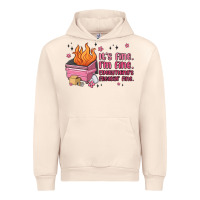 Sandshell it's fine i'm fine everything's freakin' fine Urban Hoodie - MaliasSmallBusiness