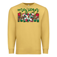 Antique Gold mexican flag sunflower mom leopard Premium Sweatshirt - JahusDesignShop