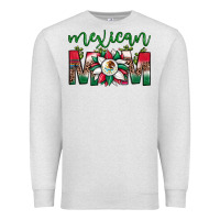 Oatmeal Heather mexican flag sunflower mom leopard Premium Sweatshirt - JahusDesignShop