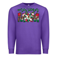 Purple mexican flag sunflower mom leopard Premium Sweatshirt - JahusDesignShop