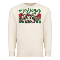 Sandshell mexican flag sunflower mom leopard Premium Sweatshirt - JahusDesignShop