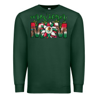 Sports Green mexican flag sunflower mom leopard Premium Sweatshirt - JahusDesignShop