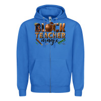True Royal black teacher magic melanin Zipper Hoodie - texasbilliewilder