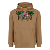 Toasted Coconut summer Heavyweight Hoodie - CowhideDigitalArt