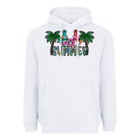 White summer Heavyweight Hoodie - CowhideDigitalArt