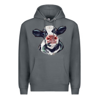 Rock holstein calf face Premium Hoodie - LillyAllenDesigns