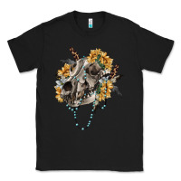 Black Boho wolf skull Classic Tee - RanaPortraitStore