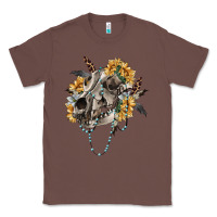 Chestnut Boho wolf skull Classic Tee - RanaPortraitStore