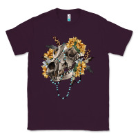 Plum Boho wolf skull Classic Tee - RanaPortraitStore
