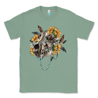 Sage Boho wolf skull Classic Tee - RanaPortraitStore