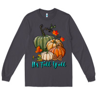 Smoke Happy Fall Y'all Pumpkins Long Sleeve Tee - RanaPortraitStore