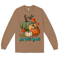 Toasted Coconut Happy Fall Y'all Pumpkins Long Sleeve Tee - RanaPortraitStore
