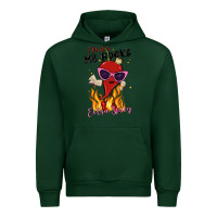 Forest Green i prefer my books extra spicy Urban Hoodie - MaliasSmallBusiness