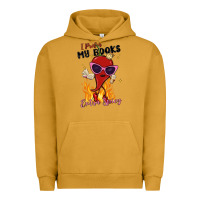 Pigment Peanut Butter i prefer my books extra spicy Urban Hoodie - MaliasSmallBusiness