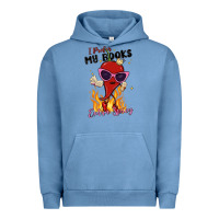 Pigment Pebble Blue i prefer my books extra spicy Urban Hoodie - MaliasSmallBusiness