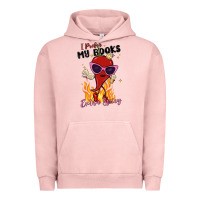 Pigment Salmon i prefer my books extra spicy Urban Hoodie - MaliasSmallBusiness