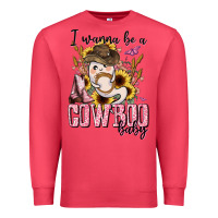 Cardinal i wanna be a cowboo baby halloween Premium Sweatshirt - AdoDesignShop