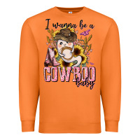 Carrot i wanna be a cowboo baby halloween Premium Sweatshirt - AdoDesignShop