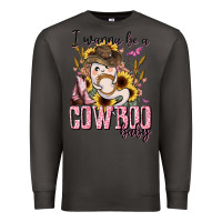 Smoke i wanna be a cowboo baby halloween Premium Sweatshirt - AdoDesignShop