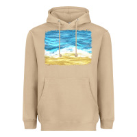 Mushroom glitter beach background Heavyweight Hoodie - HRA Design Shop