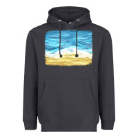 Smoke glitter beach background Heavyweight Hoodie - HRA Design Shop