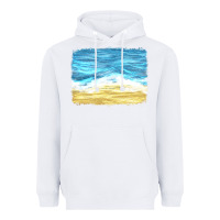 White glitter beach background Heavyweight Hoodie - HRA Design Shop