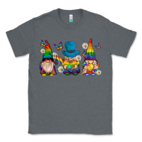 Charcoal Heather pride gnomies Classic Tee - texasbilliewilder