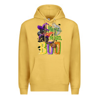 Antique Gold Meow i mean, boo Halloween Premium Hoodie - NancyCooperArtShop