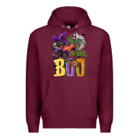 Meow I Mean, Boo Halloween Premium Hoodie | Teevron