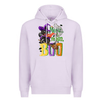 Lilac Meow i mean, boo Halloween Premium Hoodie - NancyCooperArtShop