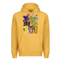 Mustard Meow i mean, boo Halloween Premium Hoodie - NancyCooperArtShop