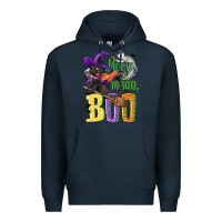 Navy Meow i mean, boo Halloween Premium Hoodie - NancyCooperArtShop