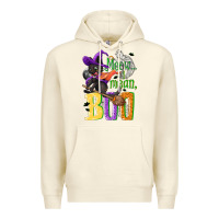Sandshell Meow i mean, boo Halloween Premium Hoodie - NancyCooperArtShop