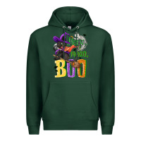 Sports Green Meow i mean, boo Halloween Premium Hoodie - NancyCooperArtShop