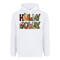 White holly jolly Heavyweight Hoodie - FaDigitalArtStudio