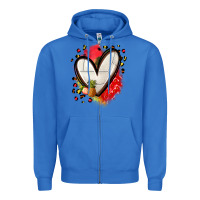 True Royal fruits and volleyball heart Zipper Hoodie - Zillion Design Studio