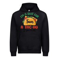 Black i'm a slut for tacos a tac ho if you will Urban Hoodie - MaliasSmallBusiness