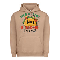 Pigment Burro i'm a slut for tacos a tac ho if you will Urban Hoodie - MaliasSmallBusiness