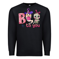 Black boo to you Premium Sweatshirt - AdoDesignShop