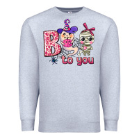 Heather Grey boo to you Premium Sweatshirt - AdoDesignShop